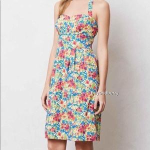 anthropologie girl from savoy halter dress floral